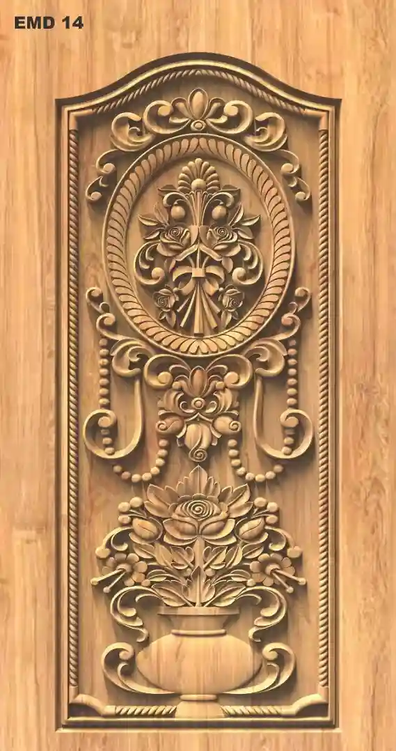 3D Flower Single Door