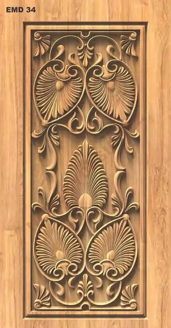 3D Flower Door EMD 34