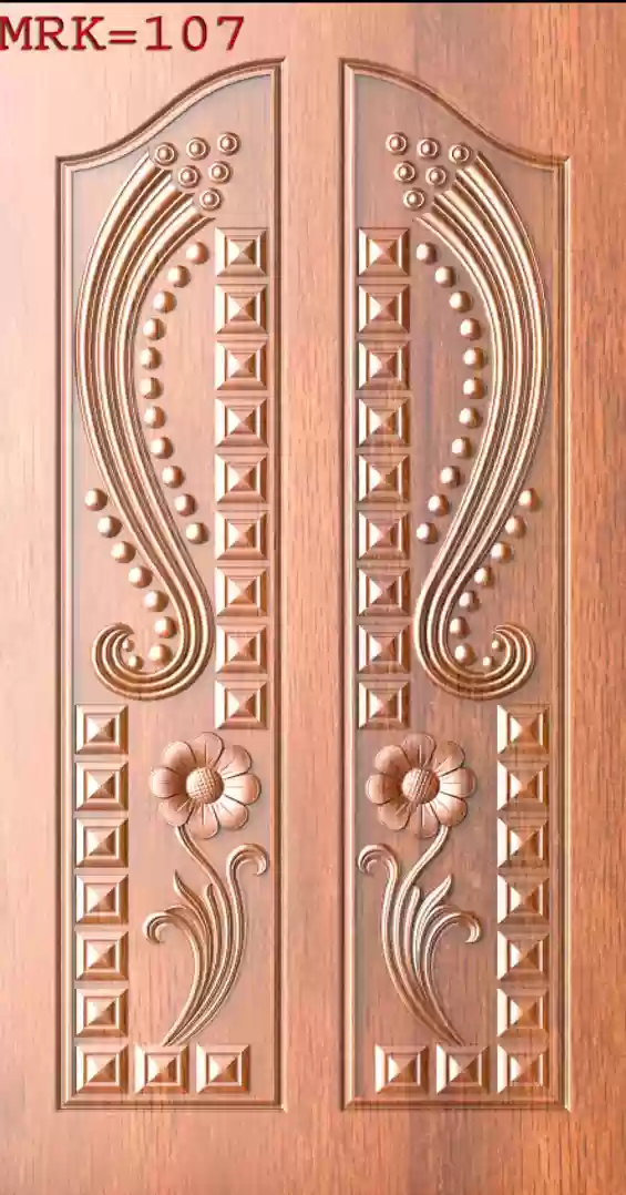 3D MRK Double Door Design 107