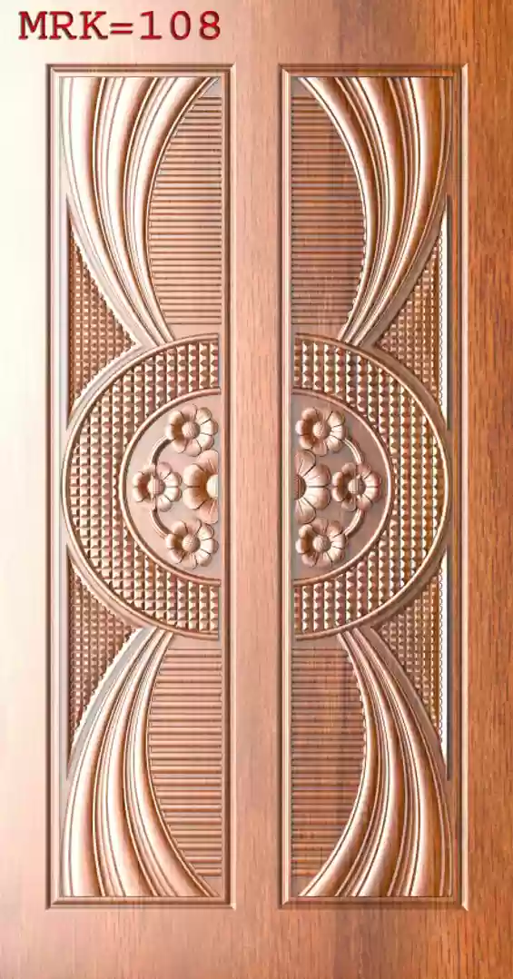 3D MRK Double Door Design 108