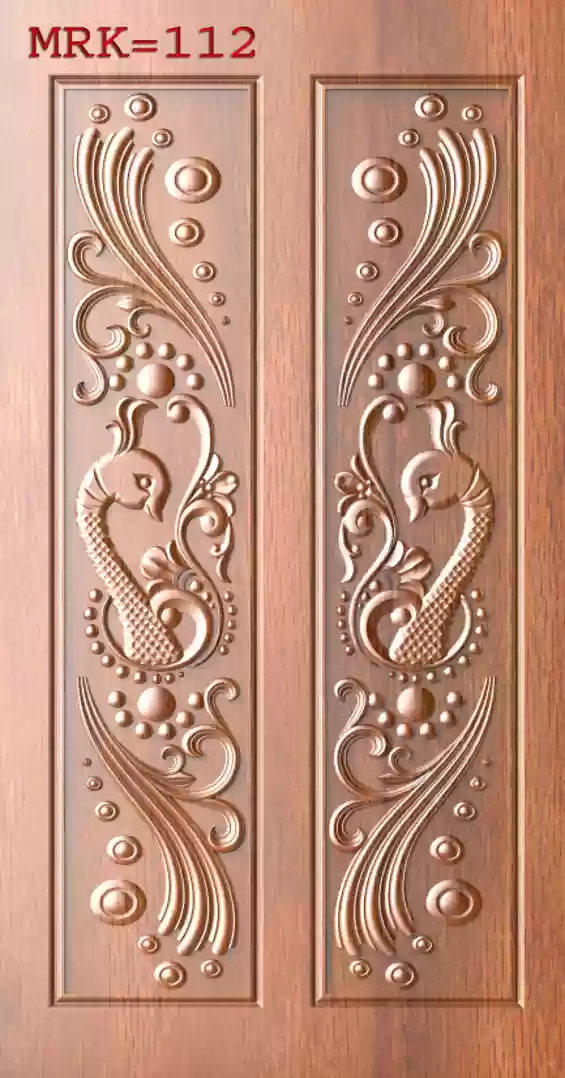 3D MRK Double Door Design 112