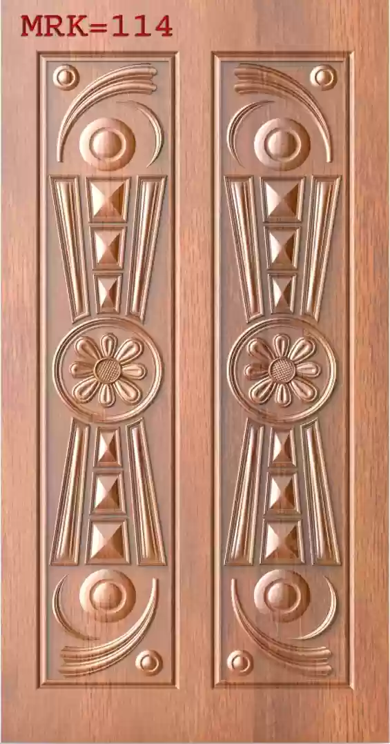 3D MRK Double Door Design 114