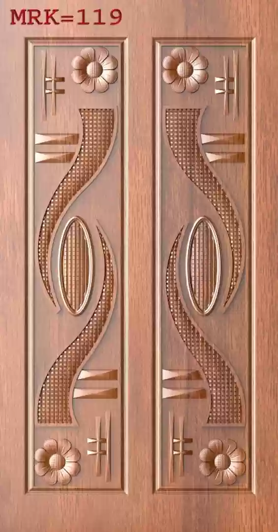 3D MRK Double Door Design 119