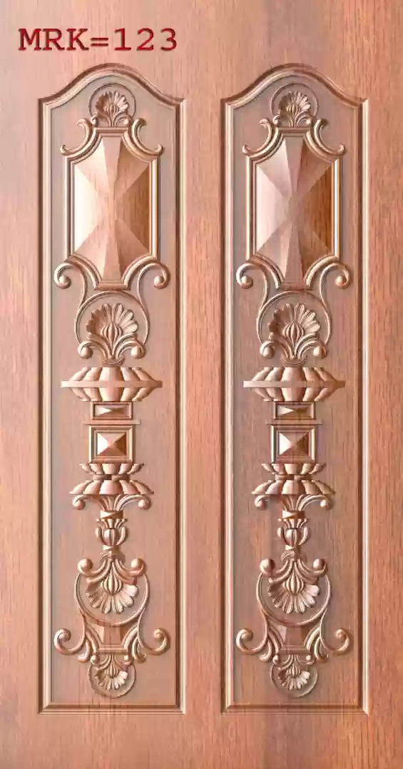 3D MRK Double Door Design 123