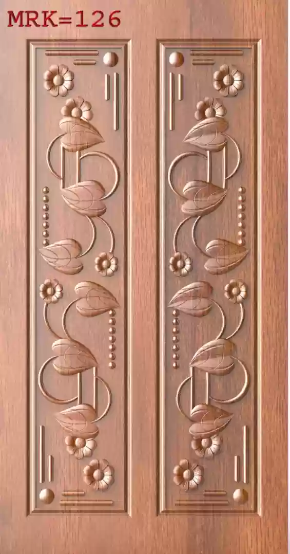 3D MRK Double Door Design 126