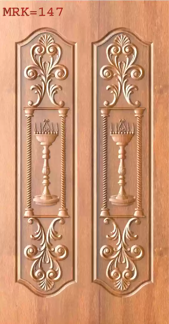 3D MRK Double Door Design 147